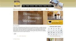 Desktop Screenshot of hotelquino.es