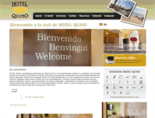 Tablet Screenshot of hotelquino.es